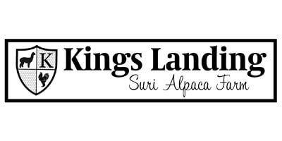 Kings Landing Suri Alpaca Farm Logo